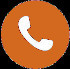 Round contact and communication icon. Call us, location, internet, mail and home icons. Isolated on white